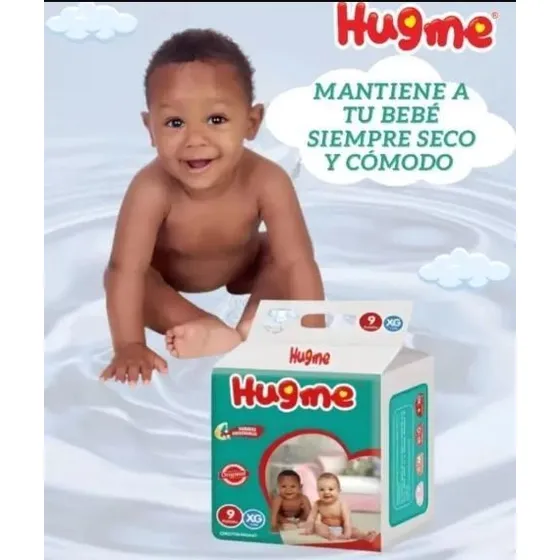 Pañales Desechables Marca Hugme  Por Bulto ( S,m,l,xl) 
