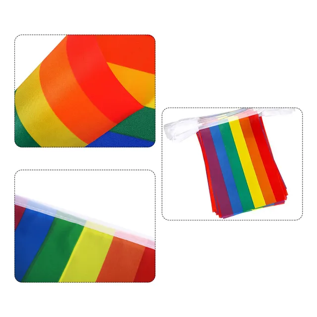 Bandera De Cadena Pride Banner Para Pancartas Lgbt Con Bande