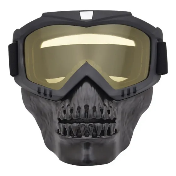 Motocicleta Máscara Casco Gafas Parabrisas