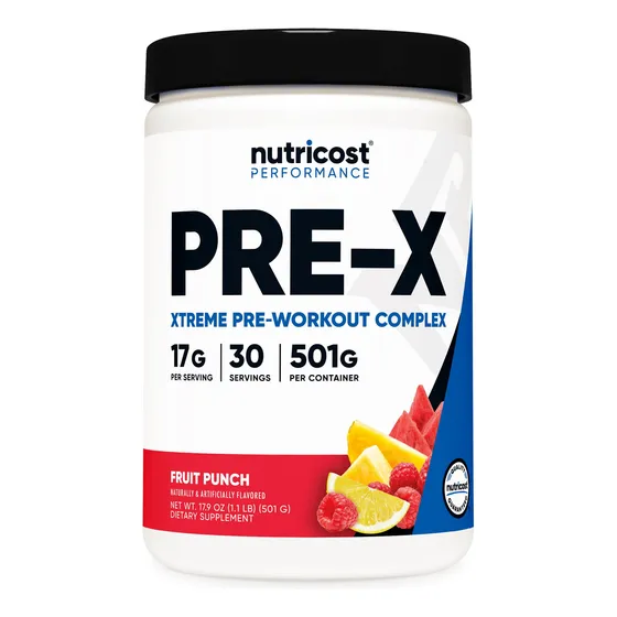 Complejo De Preentrenamiento Nutricost Pre-x Xtreme En Polvo