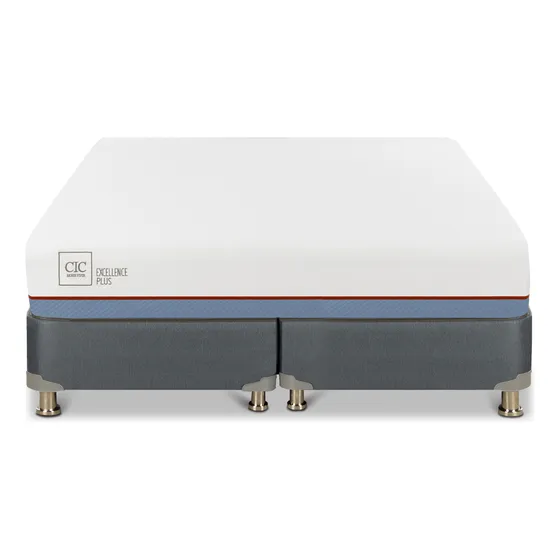 Cama Americana 2 Plazas Cic Excellence Plus Blanco