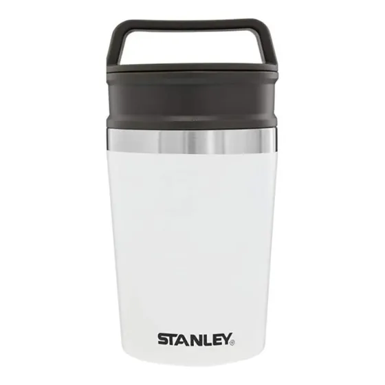 Taza térmica Stanley Travel con tapa, 236 ml, color blanco