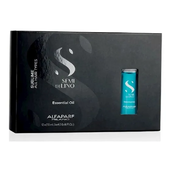 Kit Ampola Azul Alfaparf Semi Di Lino Sublime 12x13ml
