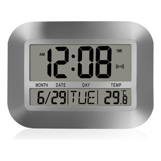 Temperatura De Data Em Lcd Do Relógio De Parede Digital Temperatura De Data Em Lcd Do Relógio De Parede Digital