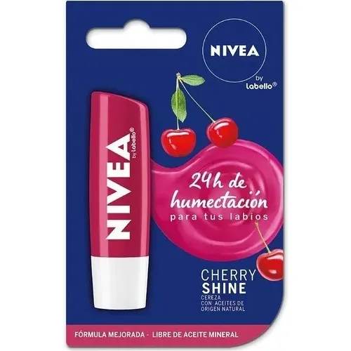 Balsamo Labial Cherry Shine By Nivea 