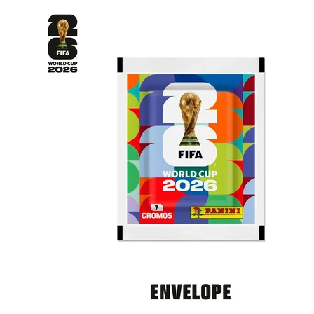 Kit 10 Envelopes Figurinhas Copa Do Mundo 2026 Panini
