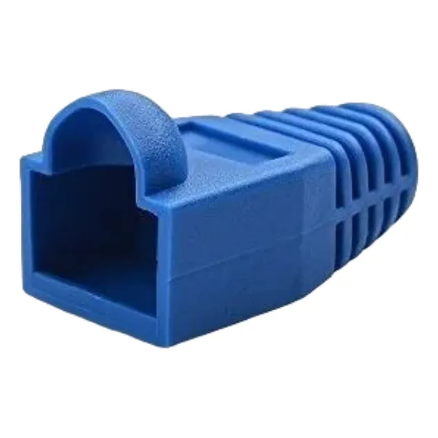 Pack 100 Protector O Botita Rj45 Azul