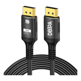 Cabo Displayport 2.1 4k 144hz 165hz 180hz 240hz 2 Metros Cabo Displayport 2.1 4k 144hz 165hz 180hz 240hz 2 Metros