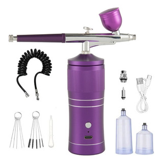 Kit De Aerógrafo Con Compresor De Aire Recargable Portátil Kit De Aerógrafo Con Compresor De Aire Recargable Portátil