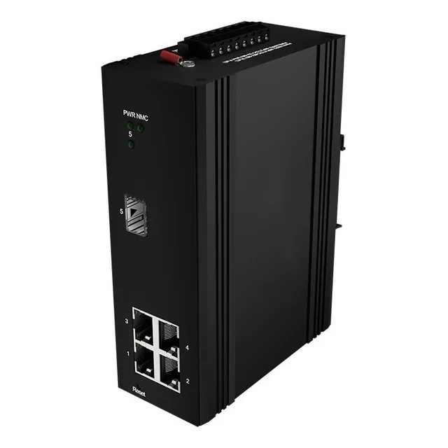 Switch Ethernet Industrial 4p+fo 10/100/1000 Base-t  Admin.