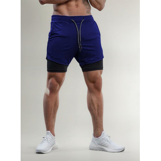 Short Duplo Fitness Dr Y Fit Térmico + Lycra Interna Bolso A Short Duplo Fitness Dr Y Fit Térmico + Lycra Interna Bolso A