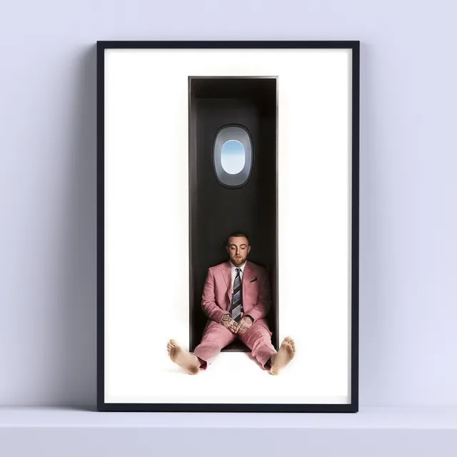 Cuadro  Mac Miller Swimming Album 30x40cm Listo