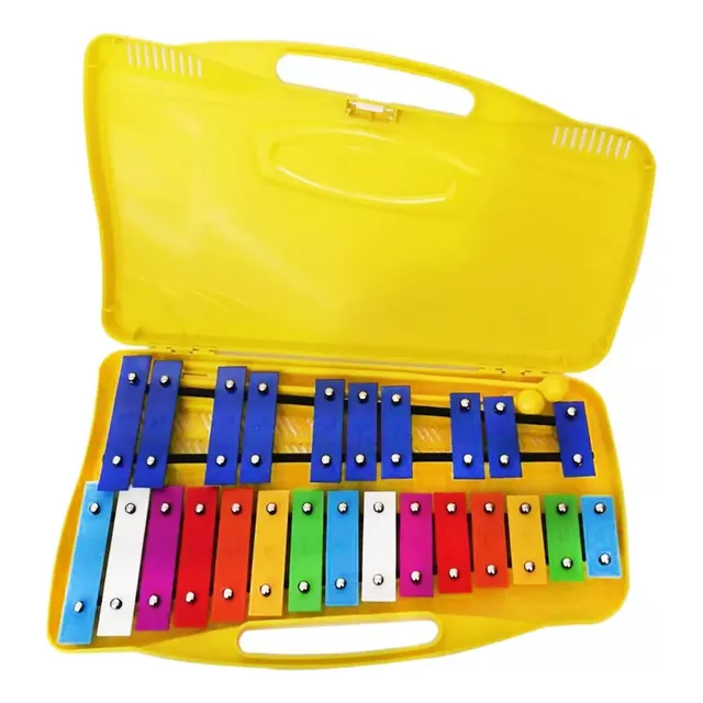 Metalofono Cromatico 25 Notas Xilofono Infantil Escolar