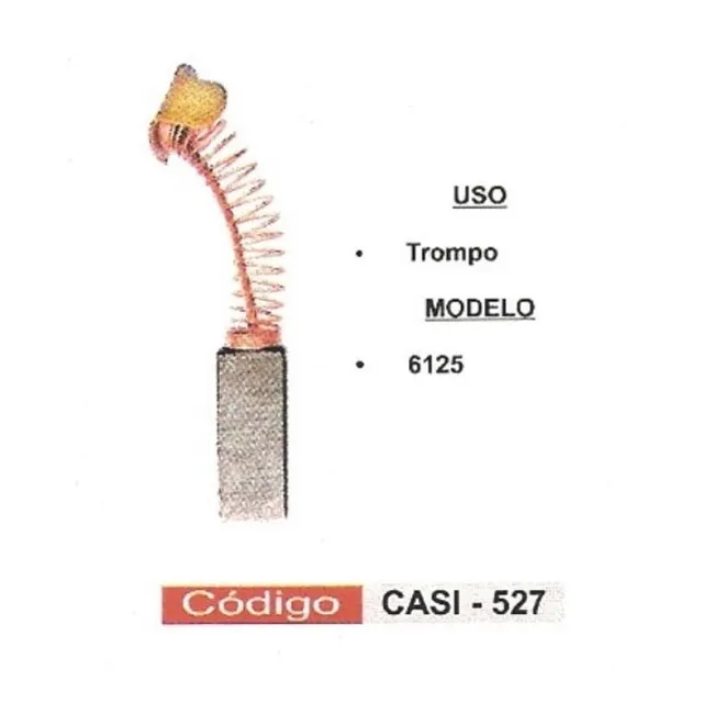 Carbon  Trompo 6125 Hitachi  Casi-527
