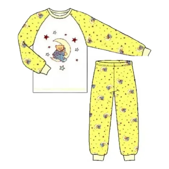 Molde, Patrón Pijama Ragland Niña.