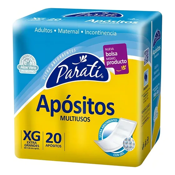 Apositos multiusos Parati talla XG por 20 unidades | Cuotas sin interés