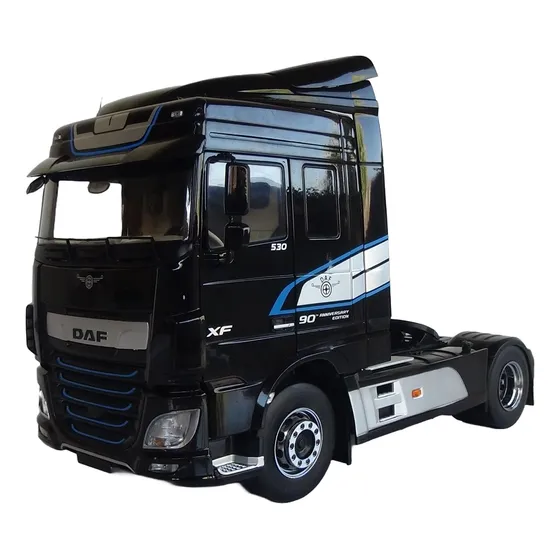 Miniatura Caminhao Daf Xf 530 2016 Preto 1:18 Premiumclass