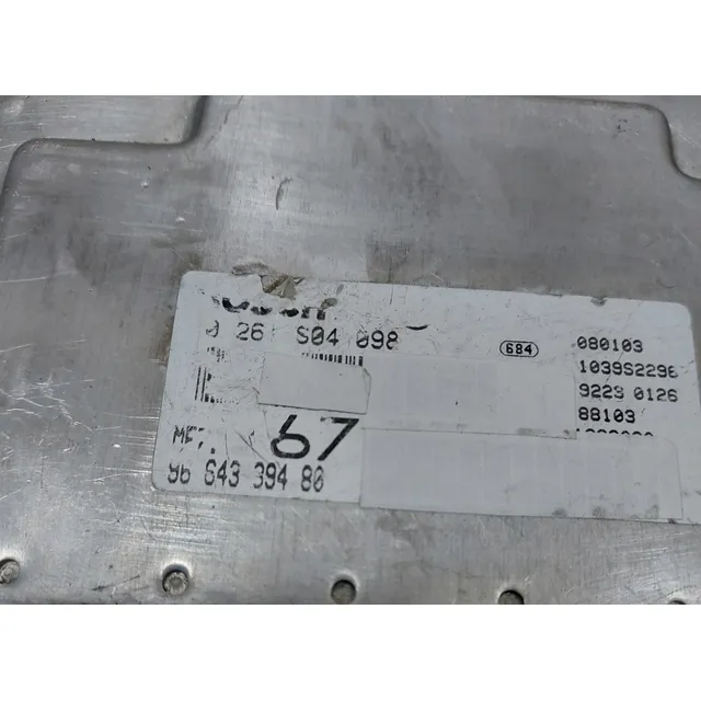 Módulo Injeção Citroenc3 0261s04098 Me7.4.4 67 Desbloqueado