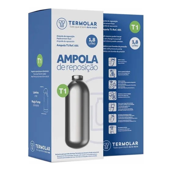 Termolar Repuesto Ampolla Vidrio 1,8 Litros Tienda Pepino