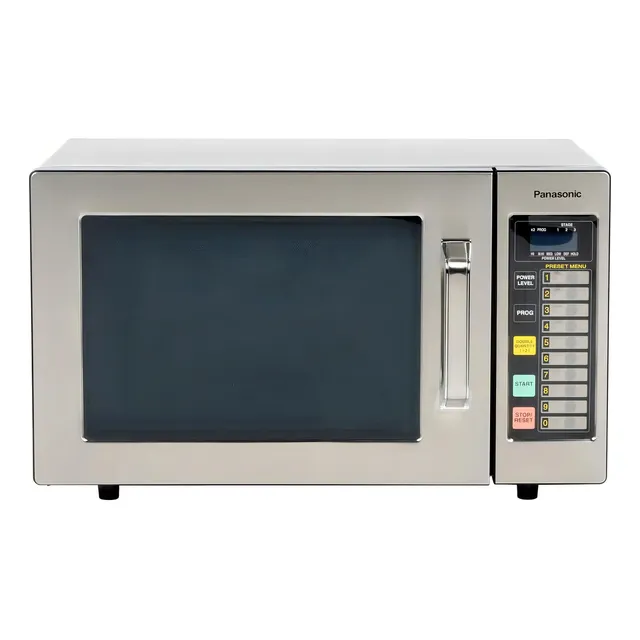 Microondas industrial Panasonic Industrial NE-1064F acero inoxidable 22L 127V