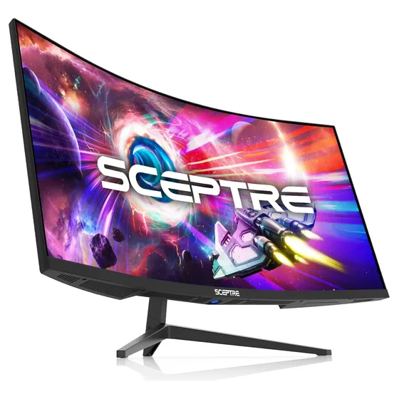 Monitor Curvo Sceptre 34 Pulgadas Wqhd 1440p 165 Hz 1500r
