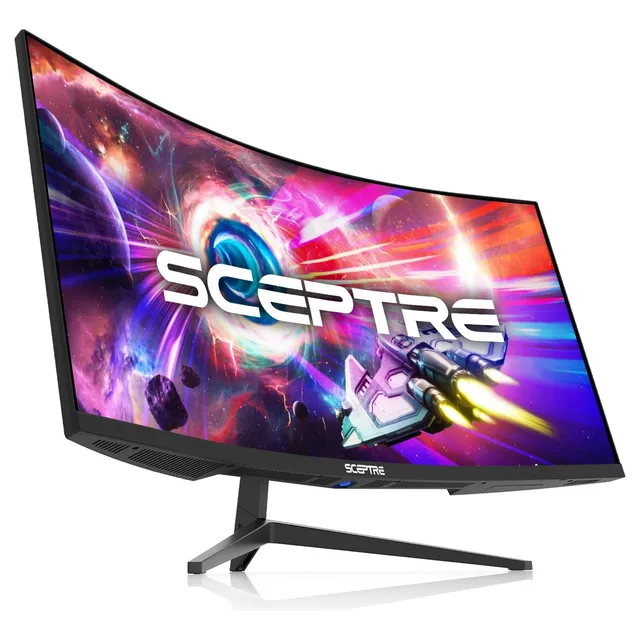 Monitor Curvo Sceptre 34 Pulgadas Wqhd 1440p 165 Hz 1500r