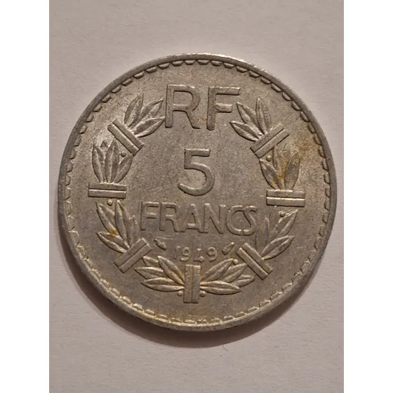 Moeda 5 Francs - 1949