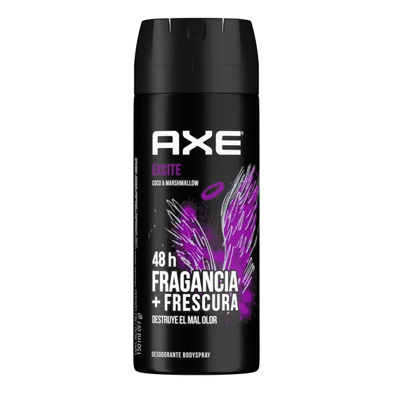 Axe Desodorante En Aerosol Para Hombre Excite 48 Horas De Máxima Frescura 150ml
