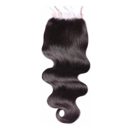 Lace Closure Levemente Ondulado 10x10 Cabelo Humano 45cm