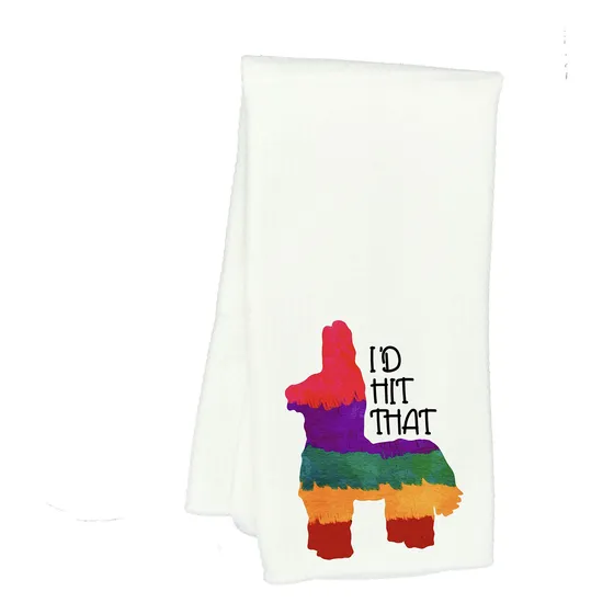 I'd Hit That Pinata Hand Drawn Cinco Mayo Mexcican Waffle X