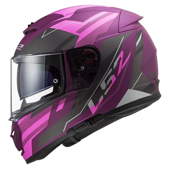 Casco para moto integral LS2 Breaker FF390 rosa oscuro mate talla S