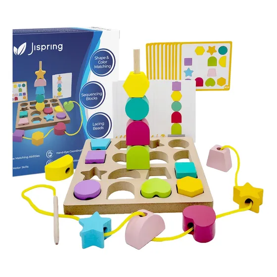 Puzzles Jispring Shape Para Demencia, 3 En 1, Color A Juego