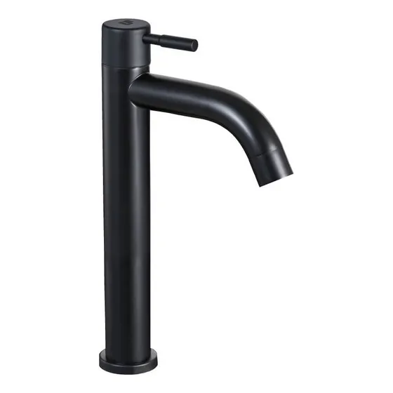 Llave Lavamanos Alta Negra 30 Cms
