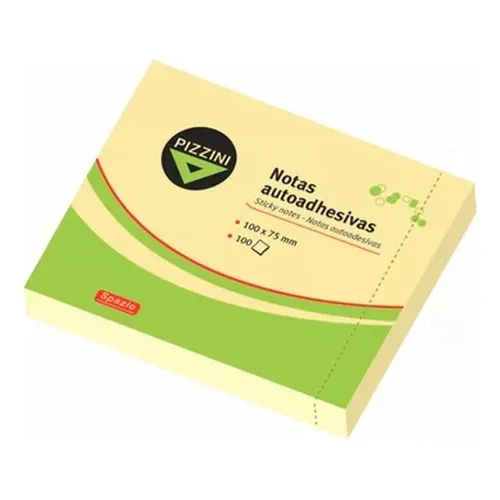Notas Adhesivas Post It Pizzini 100x75mm X 100 Hojas