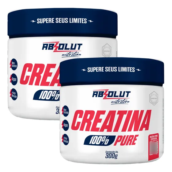 Kit 2x Creatina 100% Pure Micronizada E Monohidratada 300g