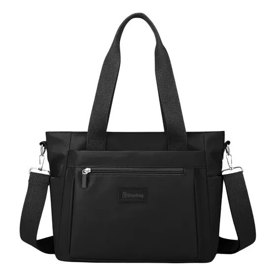 Bolsa Feminina Casual Transversal Dia Dia Faculdade Viagem Cor Preto