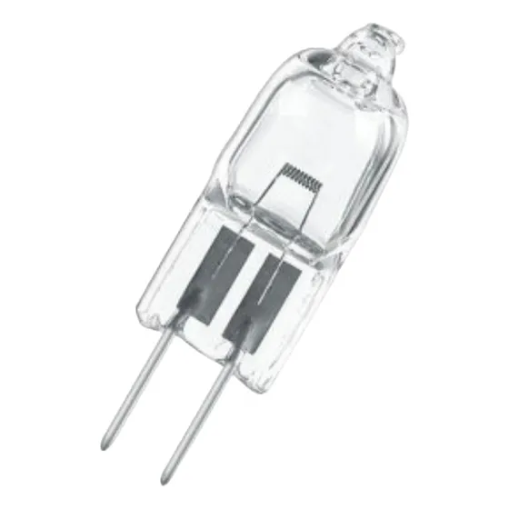 Bombillo Bipin 6v 20w Halogeno P/microscopio (pack De 02)