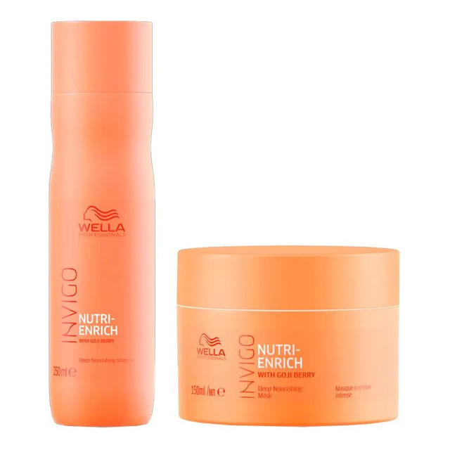Kit Wella Pro Invigo Enrich Sh 250 Ml + Masc 150 Ml