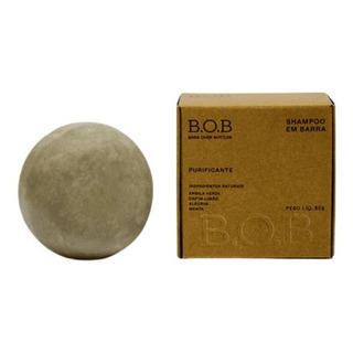 Shampoo Em Barra Vegano Purificante B.o.b 80g Vegan Shampoo Em Barra Vegano Purificante B.o.b 80g Vegan