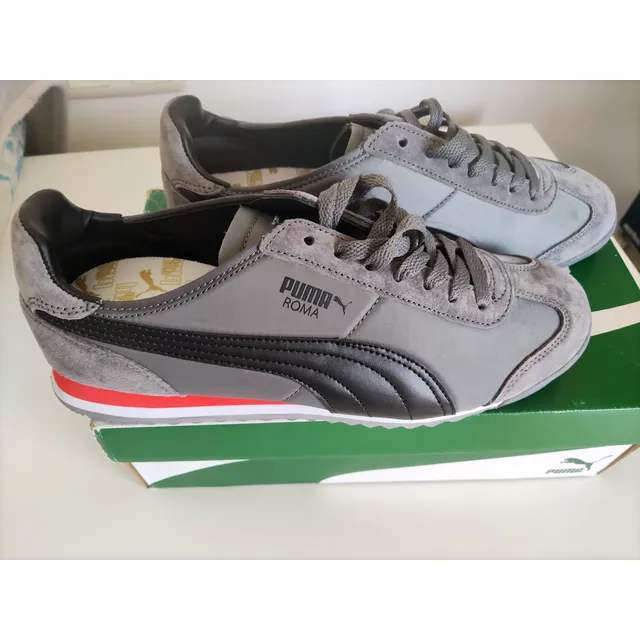 Zapatos Puma Roma Gris Talla 43, Originales, Nuevos.
