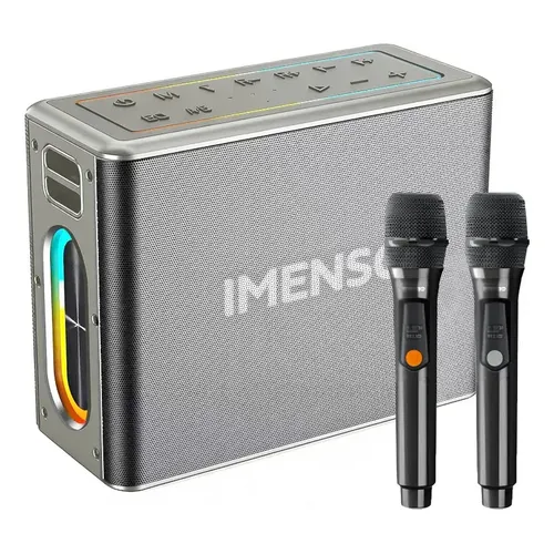 Caixa De Som Bluetooth Imenso IMS X52 140w 18000mah C/ 2 Mic