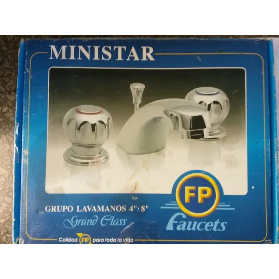 Griferia De Lavamanos Fp Ministar Inox Lujo Y Calidad Total