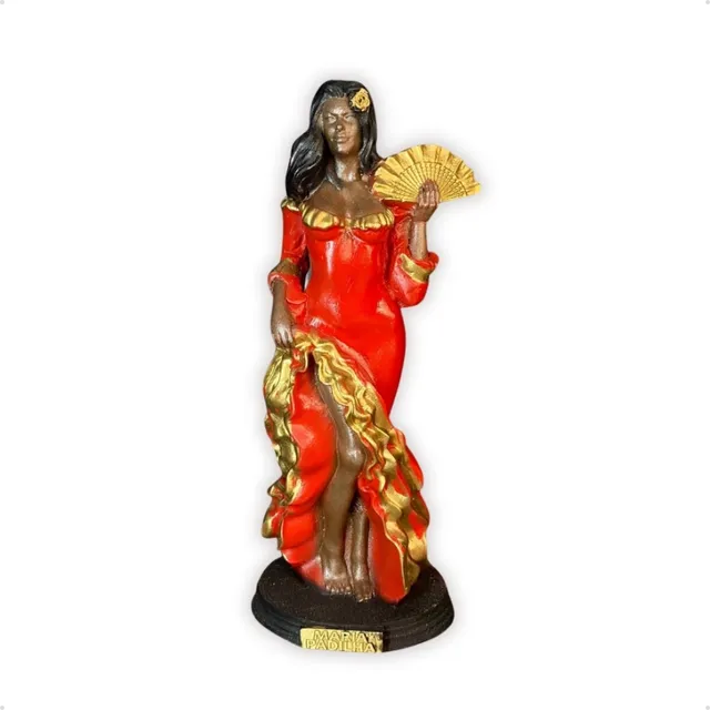 Pomba Gira (v) 15 Cm - Resina - Umbanda Candomble