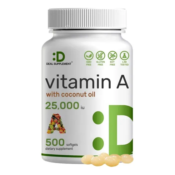 Vitamina A De Alta Potencia Con Aceite De Coco