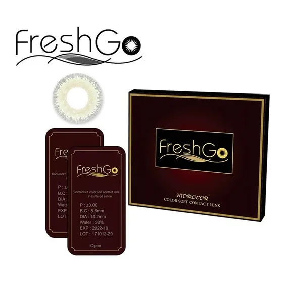 Lentes De Contacto Cosméticos Freshgo Hidrocolor Diamond 