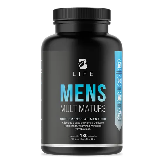 Multivitamico Para Hombre Mayor De 40 Años 180 Cáps B Life