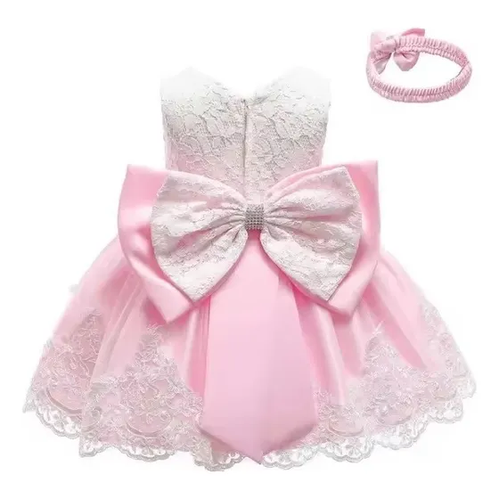 Vestidos De Princesa, Fiesta, Comunión, Boda Para Bebés