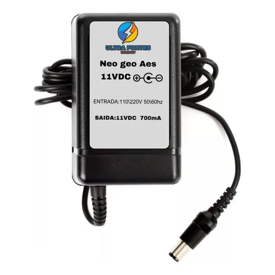 *fonte 11v 700ma P4 Invertido Neogeo Aes Pro Pow3 Reforçada