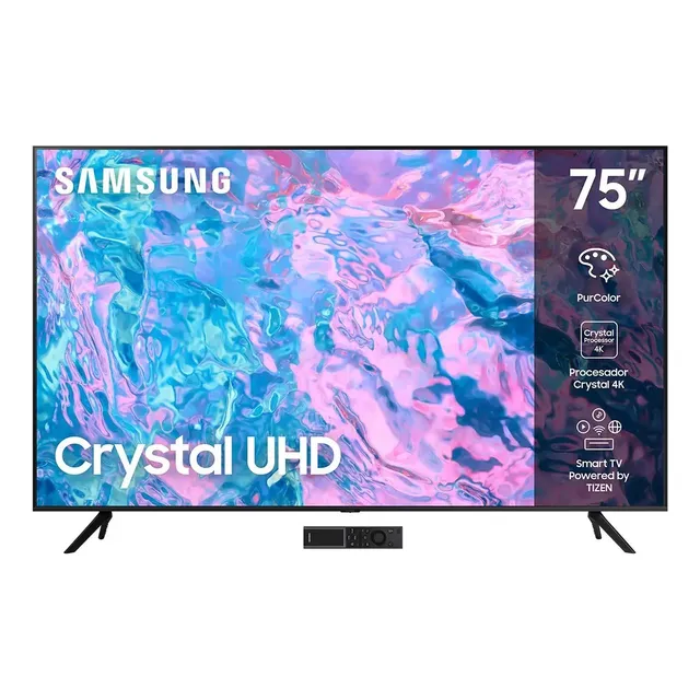 Samsung Pantalla 75 4k Uhd Smart Tv Msi