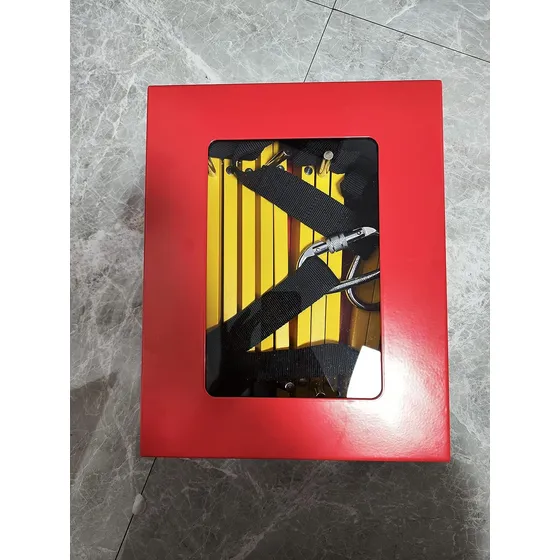 Escalera Cuerda Para Escape Incendio Caja Roja 3 Piso 25 Pie